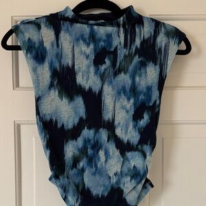 Abercrombie Blue Patterned Women's Top
